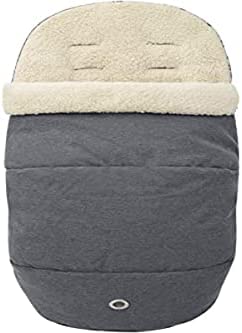 Maxi-Cosi Saco 2 en 1 para sillas de paseo Maxi-Cosi, saco con forro polar cálido adecuado desde el nacimiento, color gris