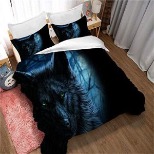 MeeTe Animales De Fantasía Cálido Juego De Funda Nórdica De 3 Piezas + 2 Fundas De Almohada 80% Poliéster 20% Algodón Protección Antiácaros Suave Niños Juventud (patrón 03,Cama 90, 150x200cm)