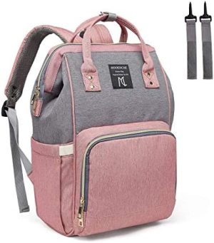 Mooedcoe Mochila Pañales Maternal Bolso Carro Bebé Mochila Carrito Bebe Impermeable