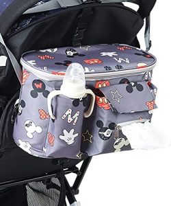Nearkoi Bolsa Carrito Bebe，Bolso Organizadoro para Mamá,Bolso Carro Bebe de Cochecitos, Multifuncional de Gran Capacidad 31 x 20 x 16 cm（animal)