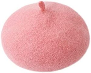 Ousyaah Boina Niños Gorro de Invierno para Bebé Sombrero de Lana 100% Gorro de Color Sólido