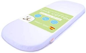 PEKITAS Colchón Ovalado Transpirable Capazo Moises 72x33x5 cm Fabricado En España