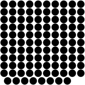 PREMYO 108 Puntos Pegatinas Pared Infantil - Vinilos Decorativos Habitación Bebé Niña Niños - Fácil de Poner Negro