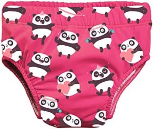 PSS! Bañador pañal bebe Bañador pañal para niño Pañal natación Amarillo Trajes de baño Reutilizables S - Sweet Pandas