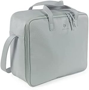 Pasito a Pasito. Maleta de Clínica Yummi. Bolsa de Maternidad Útil para Llevar al Hospital o Clínica. Organizador Fabricado en Polipiel. Color verde