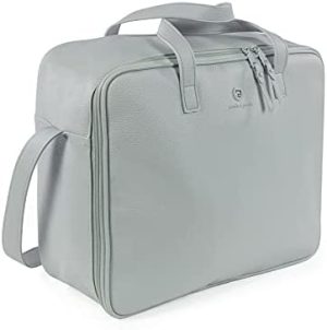 Pasito a Pasito. Maleta de Clínica Yummi. Bolsa de Maternidad Útil para Llevar al Hospital o Clínica. Organizador Fabricado en Polipiel. Color verde