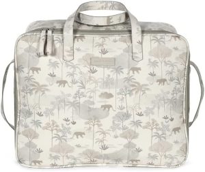 Pasito a pasito. Maleta de Clínica Serengueti. Bolsa de Maternidad Útil para Llevar al Hospital o Clínica. Organizador Fabricado en Polipiel. Color Beige