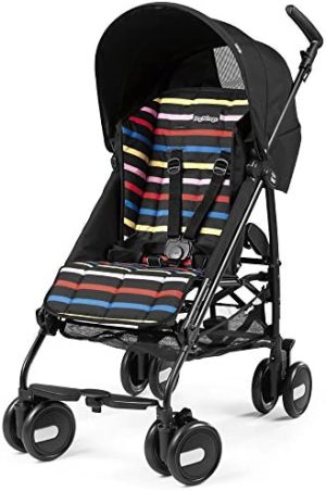 Peg Perego - Silla de paseo ligera Pliko Mini de 5,7 kg, desde los 0 meses hasta los 22 kg, plegable, cierre tipo paraguas, silla de paseo de viaje manejable, sólida y compacta, estructura de aluminio