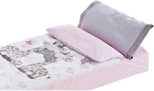 Pekebaby Ume - Saco nórdico desenfundable minicuna, 50 x 80 cm, color rosa