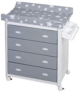 Plastimyr Bañera cajones grises MOB - Mueble Bañera, color Cajones grises Estrella Fondo Gris