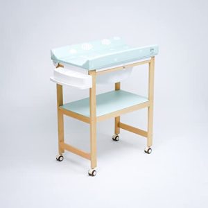 Plastimyr the good wood by - Bañera Cambiador Bebe - Mueble Bañera Cambiador - 80 x 48,5 x 100 cm