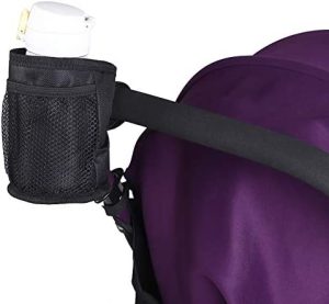 Portavasos para cochecito de bebé ecológico a prueba de agua Portavasos de carro duradero y resistente para silla de paseo Accesorios para sillas de ruedas
