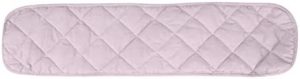 Protector de riel para cuna, funda de protección acolchada para cuna de bebé, protección de dentición para bebé, banda anticolisión, decoración de cuna de valla (rosa, 120 cm)
