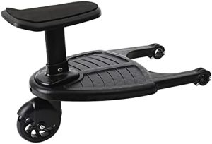 Repple Tabla de Paseo Universal para Cochecito 2 en 1 con Asiento Desmontable, Segundo artefacto para niños, Cochecito para niños, Accesorio con sillín y Plataforma de pie