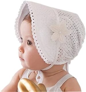 SAMGU Niñas Princesa Sombrero del Sol con Encaje Dulce Verano Cap Sunhats para Infant Toddler