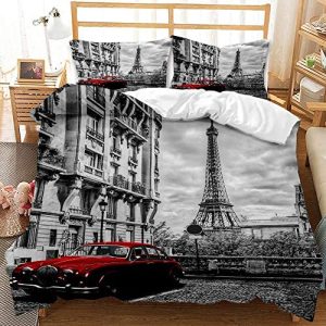 SHJIA Funda Nórdica De Impresión Digital 3D, Funda De Almohada, Juego De Cama De Poliéster De 3 Piezas, Textiles para El Hogar Individuales Y Dobles para Dormitorio