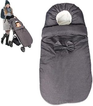 Saco de Silla de Paseo Universal, Bebé Saco de Dormir, Saco de Dormir Cochecito de Bebé, Adecuado para Bebés de 0 a 3 Años, Cómodo y Universal, Accesorio Imprescindible para el Carrito