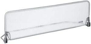 Safety 1st Barrera Cama niño longitud 150 cm, Barandilla cama niños, seguridad anticaídas infantil abatible, duradera y fácil de instalar, 150 x 41 cm, Gris
