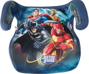 Silla Coche Liga de la Justicia grupo 2-3 (de 15 a 36 kg) booster bebé Batman Superman Aquaman Flash superhéroes viaje