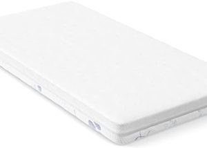 Sweety Fox - Colchon Cuna 140x70 - para Cama Infantil y cunas de Bebe - Dos Lados Verano e Invierno - Comodidad, Frescor y Mantiene Caliente -11cm de Grosor y Densidad de 25kg/m3