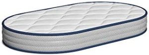 TECNOCOLCHÓN - Colchón Capazo Visco Baby® Viscoelástico (72 x 33 x 8cm) | Reversible Verano - Invierno | Gran Suavidad | Certificados Oeko-Tex® y CertiPUR | Diseñado para el Descanso.