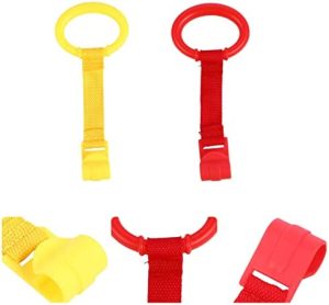 TMRBBesty Anillos De Cuna para Niños,Anillas para Cunas y Parques, Anillos De Corralito De Bebé,Ayuda a su Bebe a Ponerse de Pie Facilmente,Tamaño Grande,2 PCS