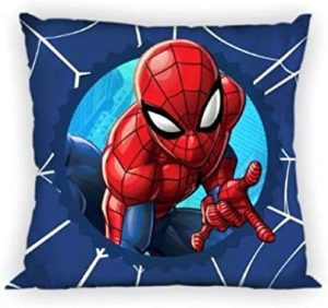 Theonoi Funda de cojín infantil para bebé, sin relleno, de algodón, varios diseños (Spiderman)