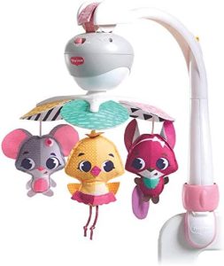 Tiny Love Take-Along Mobile, Baby Mobile and Stroller Activity Toy with Music, Suitable from Birth, 0+ Months, 5 Melodies, Tiny Princess Tales