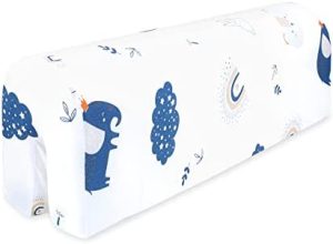Totsy Baby Chichoneras Cuna 70 cm - Protector Cuna anticaida chichonera Barrera Cama Protector de Cuna Algodón Arcoíris