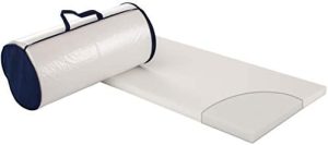 Träumeland Good-Colchón de Viaje (60 x 120 x 4 cm), Poliéster, Blanco, 1 Unidad (Paquete de 1)