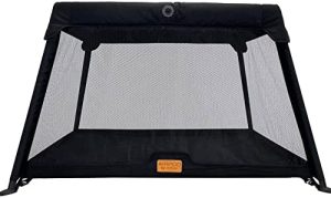 Venture La cuna de viaje Airpod incluye colchón de espuma y bolsa de transporte de 100 x 60 cm (negro) - Ganador de los premios Mother & Baby Awards 2021