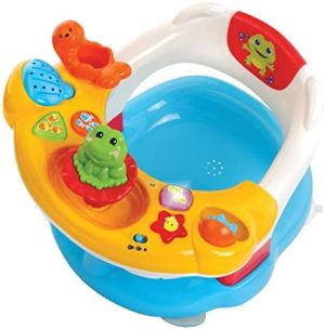Vtech Aquasilla 2 en 1, silla de baño y panel de actividades, juguete para jugar dentro y fuera del agua, multicolor (80-515422)