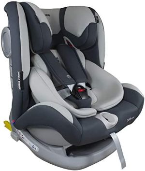 XOMAX S66 Silla de coche con Isofix I inclinable I Grupo 0+/1/2/3 I evolutiva 0-36 kg, 0-12 años I Funda extraíble y lavable I ECE R44/04