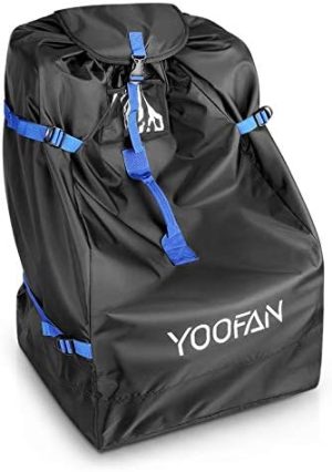 YOOFAN Bolsa Transporte Silla Paseo-Impermeable Bolsa de Transporte Cochecito&2 Correa de Asa Universal Bolsa Transporte Silla para Coche con Ventana de Identificación Silla de Coche/Paseo