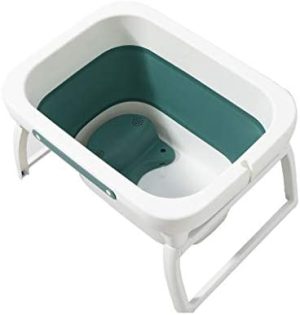 Yuanjiashop Bañera Plegable Infantil Portable Plegable Bañera Plegable for niños Bañera de hidromasaje del baño del bebé Niño Baño Barril Barril natación del bebé Hogar Bañera Bebe