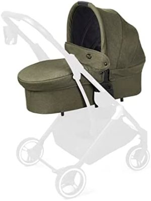 ms Capazo para Silla De Paseo Montecarlo, Carrito, Capota Extensible, Plegado Fácil Y Compacto, Unisex, Verde