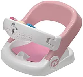 ms Innovaciones MS - Asiento De Baño Giratorio 360 Para Bebé, rosa