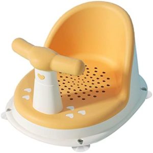 perfk Asiento de bañera para bebé con 4 ventosas, Asiento de baño para bebé de 6 Meses, Asiento Antideslizante para bañera, Silla de para bebé,