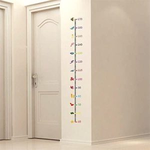 ufengke Bajo el Mar Animales Gráfica de Altura Pegatinas de Pared para niños con Regla 50-170cm Vilinos para Guardería Sala de Juegos