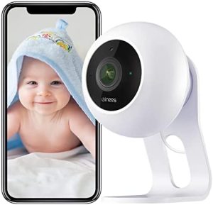 winees 1080P Baby Monitor con cámara,Cámara de bebé de visión Nocturna nítida con Audio de 2 vías, detección de Movimiento y Sonido para la Mascota del bebé, Compatible con Alexa