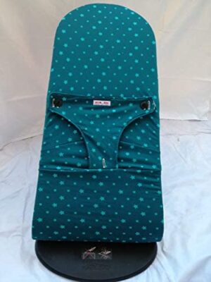 MOON-BEBE FUNDA PARA HAMACA DE BEBES UN UNIVERSAL SOFT BALANCE Y BLISS VERDE (GREEN STARS)