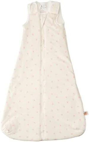 Ergobaby Saco Dormir Bebe Invierno 0-6 Meses Algodón Suave TOG 2.5 Niño Niña, Color Daisies, Small Single