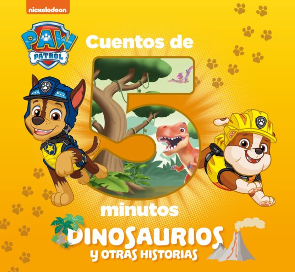 Cuentos de 5 minutos de Paw Patrol | Patrulla Canina - Dinosaurios y otras historias (Nickelodeon)