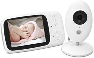 Vigilabebé Bebé Monitor Inteligente LCD 3.5" Cámara Visión Nocturna Cámara Vigilancia Bebé Temperatura Diálogo Canción De Cuna Detección De Temperatura Visión Nocturna Infrarroja