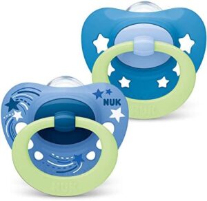 2 Signature Night Pacifiers S1 Boy