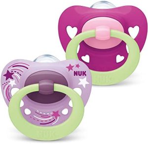 2 Signature Night Pacifiers S2 Girl