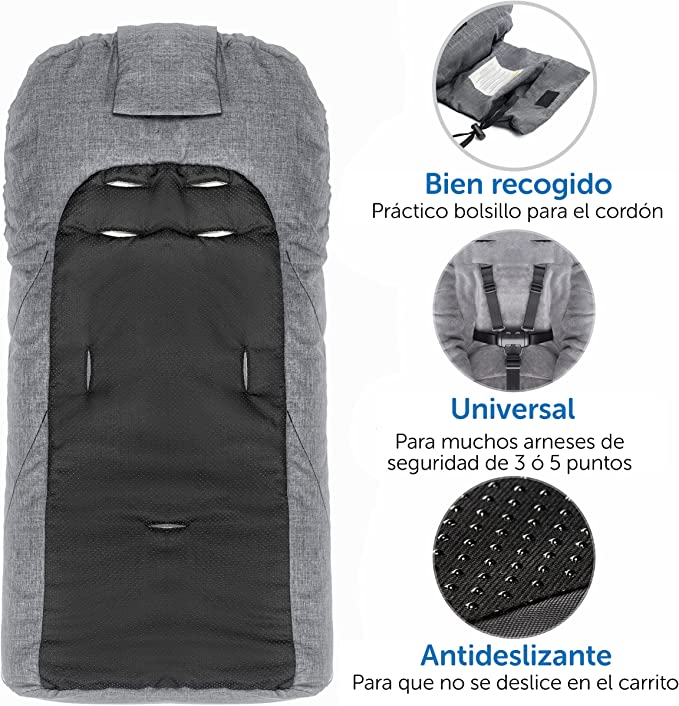 Zamboo Saco Silla paseo Universal Invierno, Saco Carro Bebe