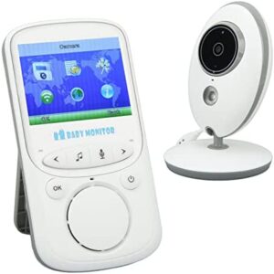 ASHATA Monitor Inalámbrico para Bebés, Monitor de Cámara para Bebés de 2,4 Pulgadas, Video Remoto, Intercomunicador Bidireccional, Monitor de Cámara para Bebés para el Hogar(#3)