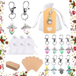 Abnaok 32 llavero Angel de la Guarda, regalos comunion para invitados, recordatorios comunion niño, detalles comunion para invitados