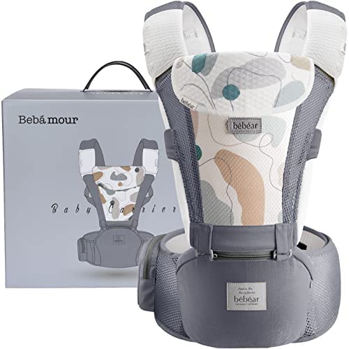 Mochila portabebés para bebés de 0 a 36 meses, con malla de aire 3D para  bebés recién nacidos a niños pequeños